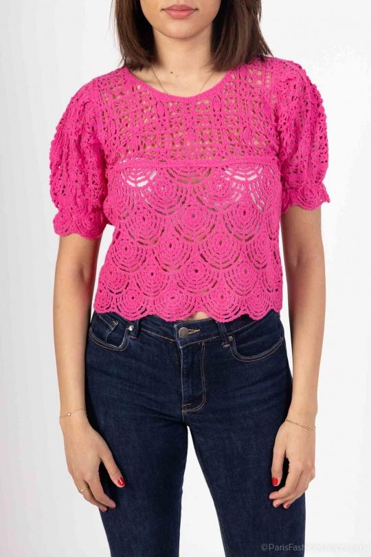 Tops Mujer FUCHSIA By Clara AA3323 Efashion Paris