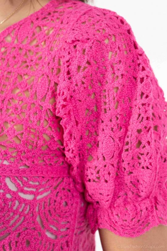 Tops Mujer FUCHSIA By Clara AA3323 Efashion Paris