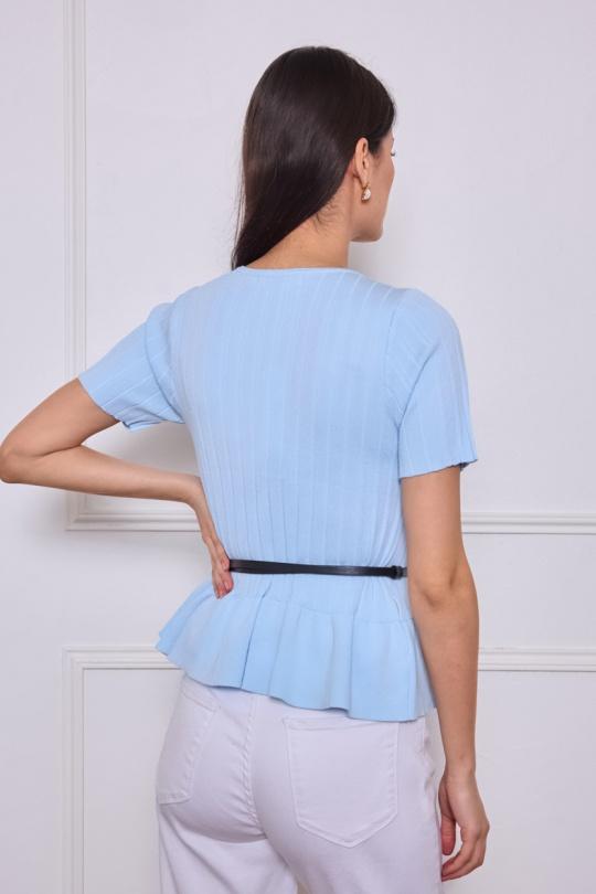 Tops Femme Bleu By Clara CH9587 Efashion Paris