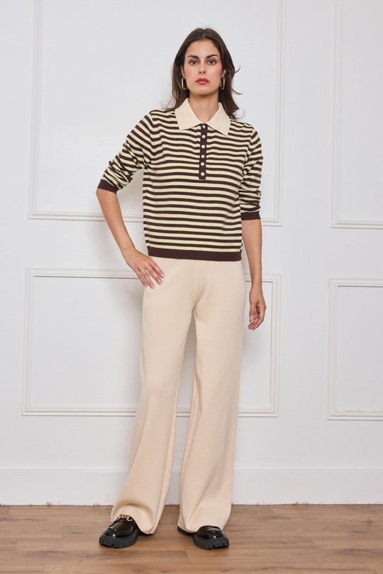 Tops Femme Marron By Clara P089 Efashion Paris