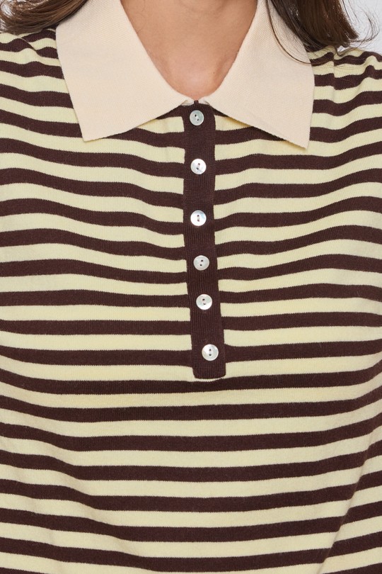 Tops Femme Marron By Clara P089 Efashion Paris