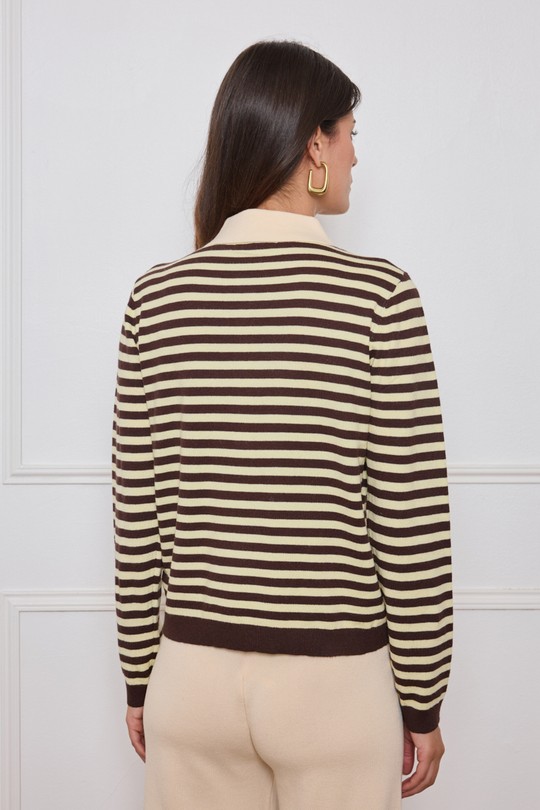 Tops Femme Marron By Clara P089 Efashion Paris