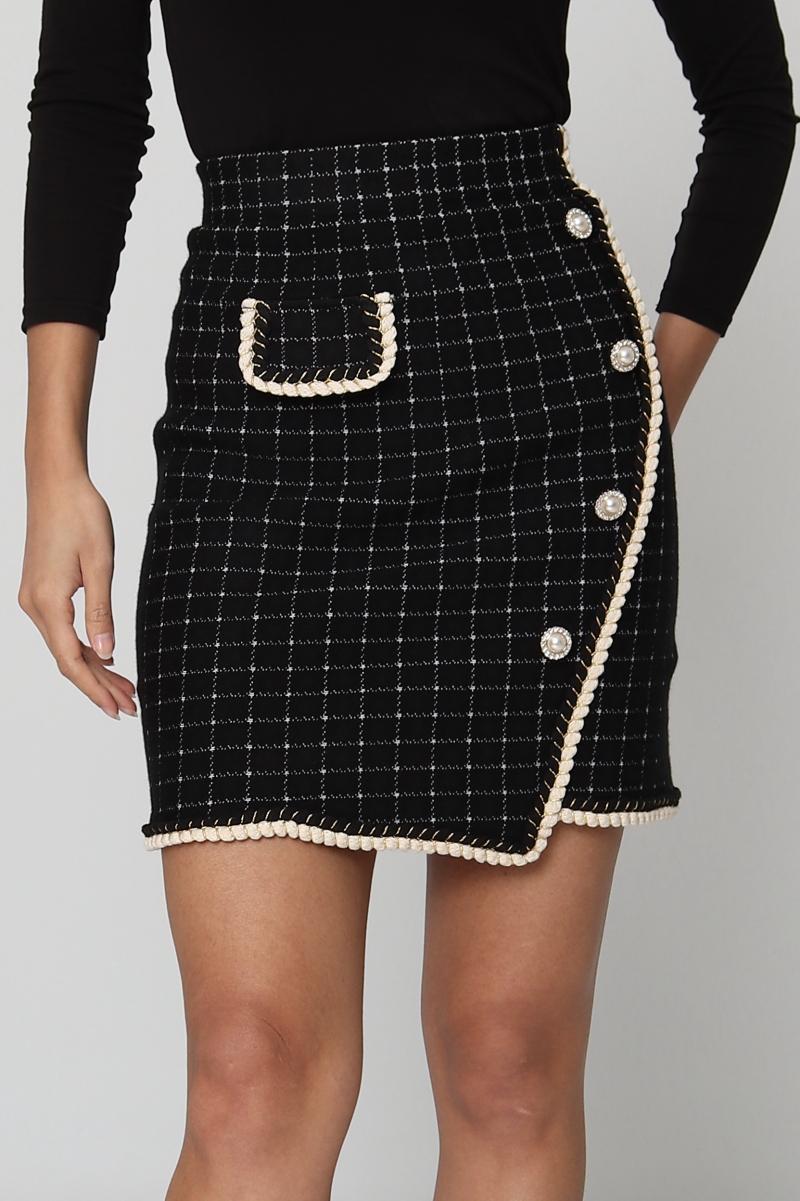 Faldas Mujer Black By Clara 015N #c Efashion Paris