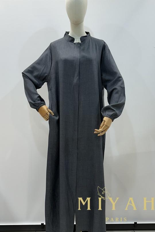 Abaya Femme Couleurs mélangées MIYAH paris 2471 Efashion Paris