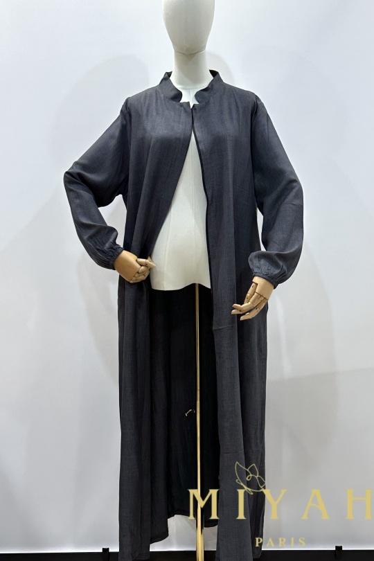 Abaya Femme Couleurs mélangées MIYAH paris 2471 Efashion Paris