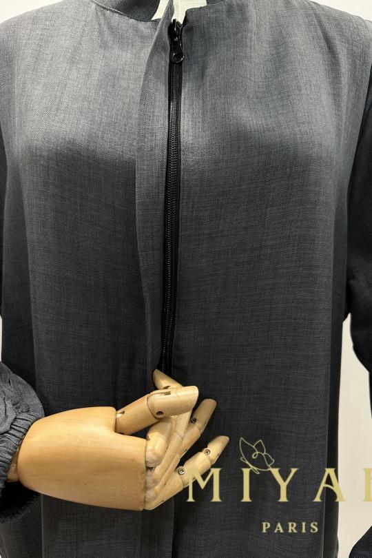 Abaya Femme Couleurs mélangées MIYAH paris 2471 Efashion Paris