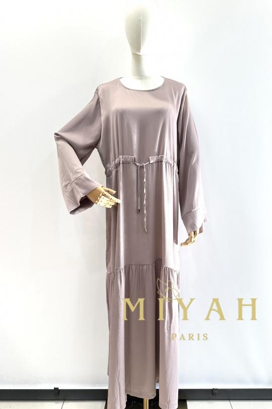 Abaya Femme Couleurs mélangées MIYAH paris MY2505 Efashion Paris