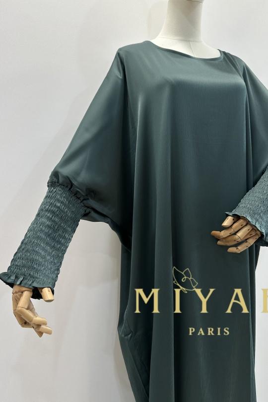 Abaya Femme Couleurs mélangées MIYAH paris MY2507 Efashion Paris