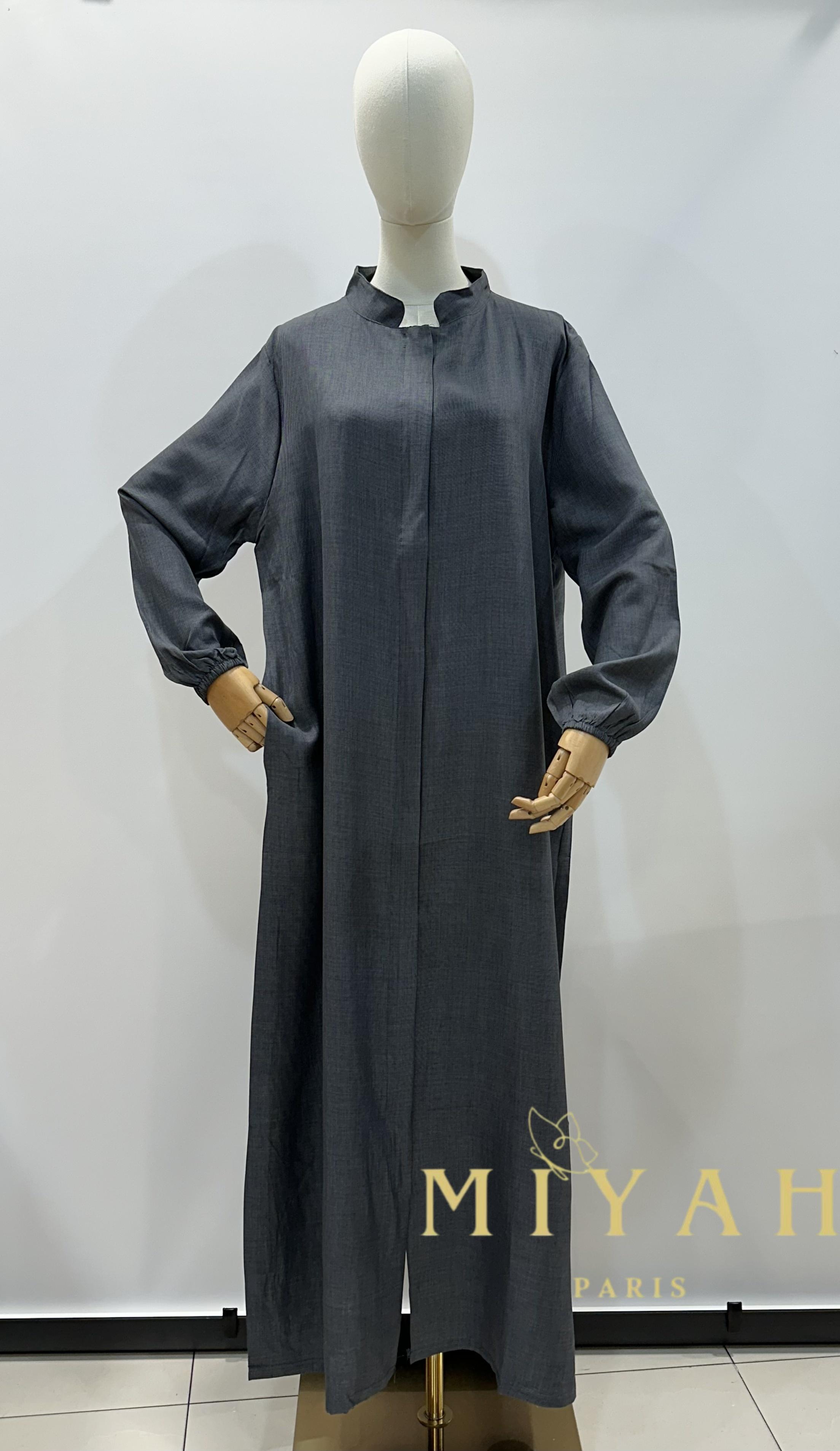 Abaya Femme Couleurs mélangées MIYAH paris 2471 #c Efashion Paris
