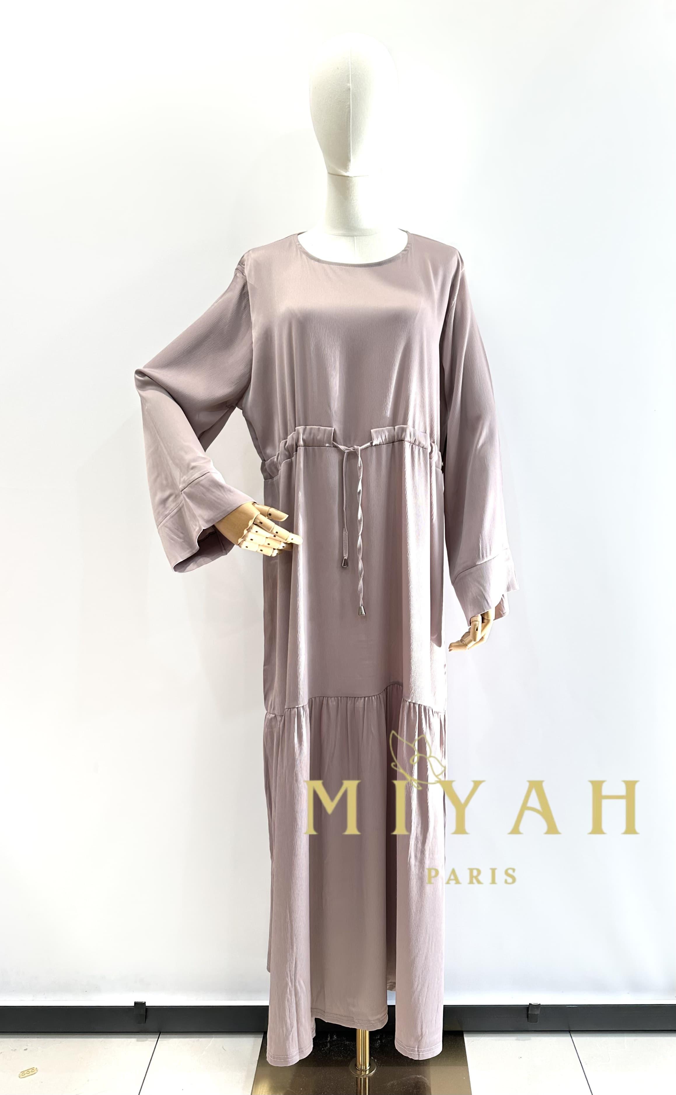 Abaya Femme Couleurs mélangées MIYAH paris MY2505 #c Efashion Paris