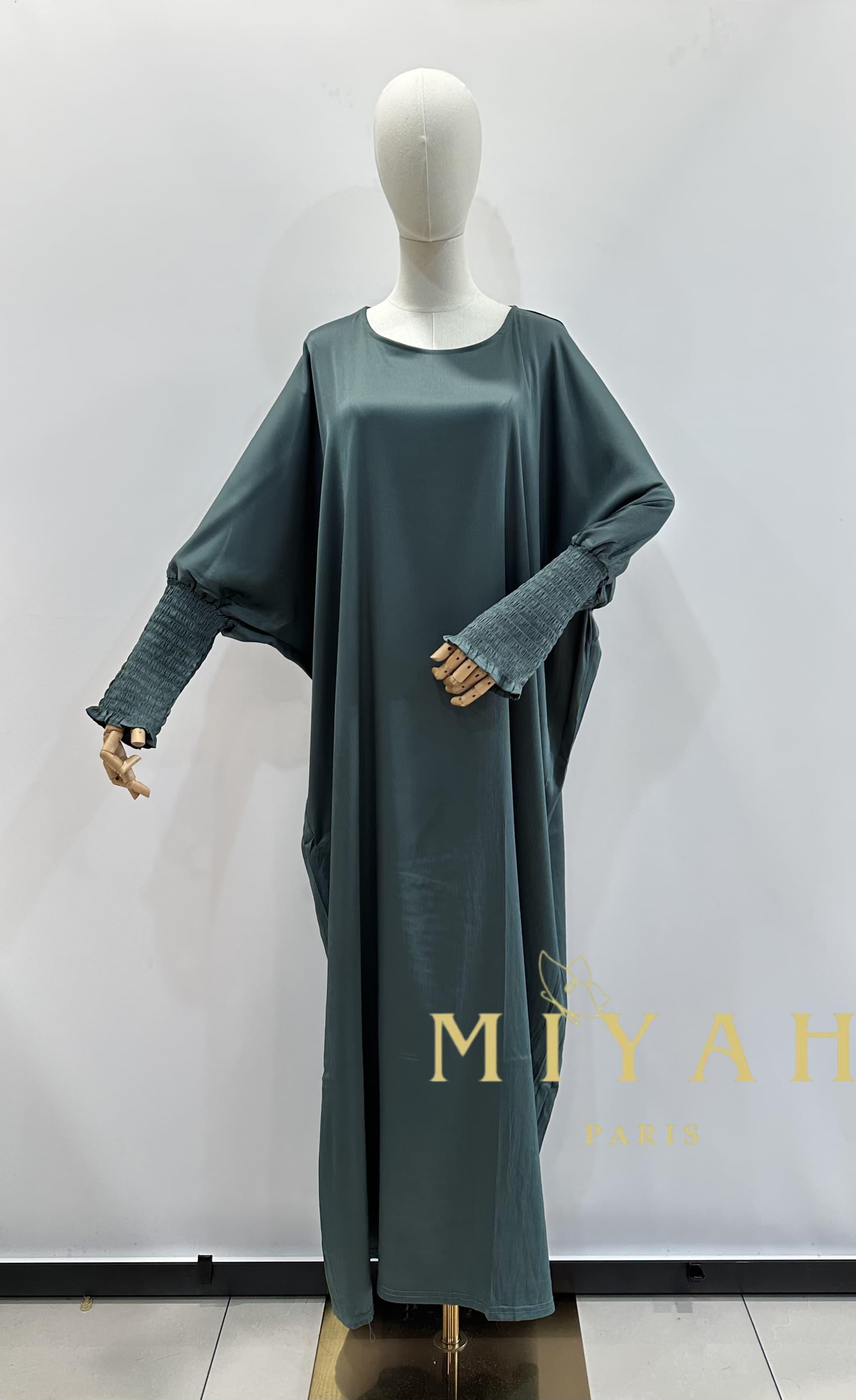 Abaya Femme Couleurs mélangées MIYAH paris MY2507 #c Efashion Paris