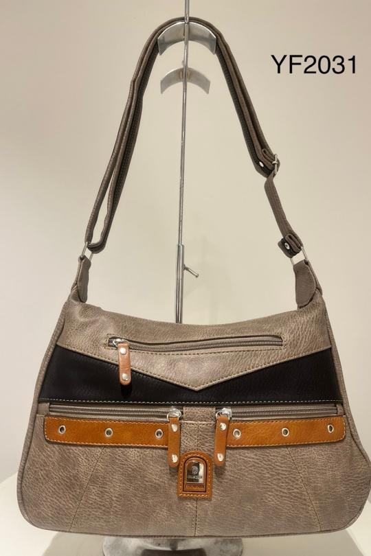 Shoulder bags Bags Taupe PHENIXAC YF2031 Efashion Paris