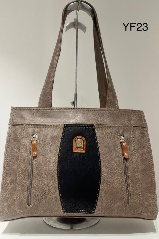 Tote bags Bags Taupe PHENIXAC YF23 Efashion Paris