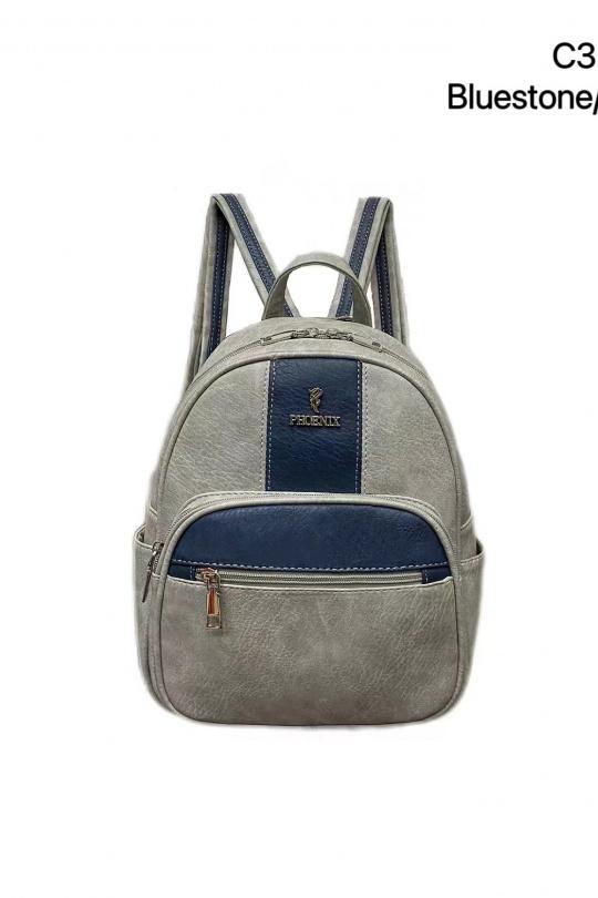 Sac à dos Maroquinerie Bleu PHENIXAC C351 Efashion Paris