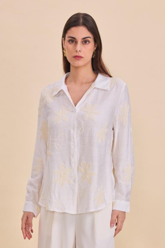 Chemises Femme Blanc ACACIA 239 Efashion Paris