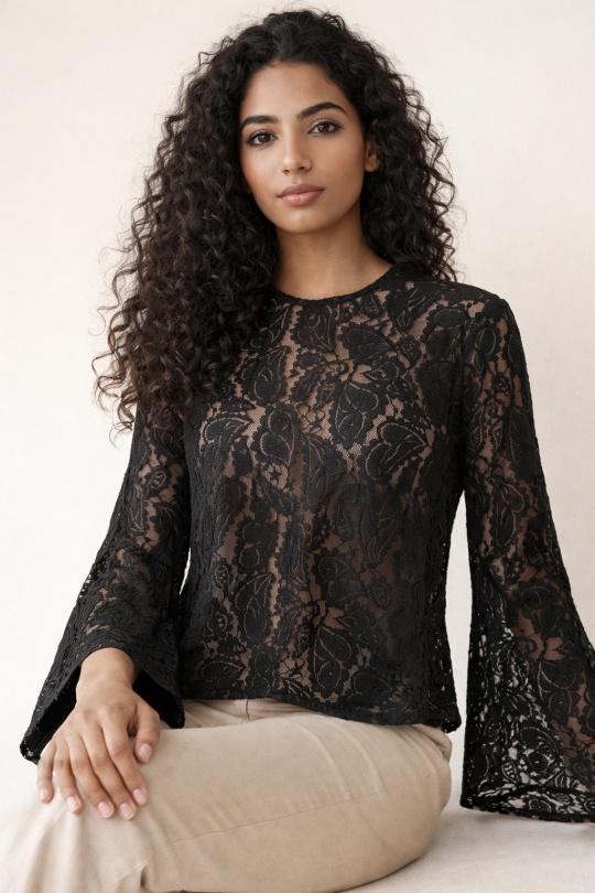 Tops Femme Noir ACACIA 528 Efashion Paris