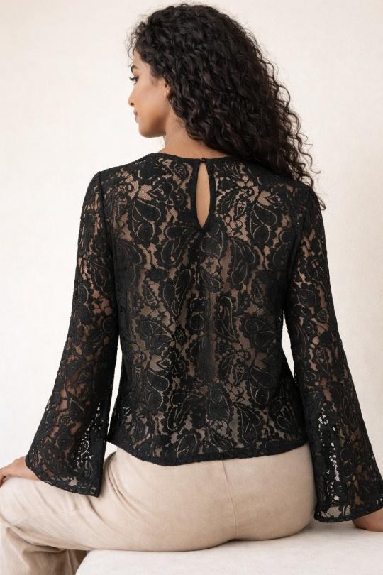 Tops Femme Noir ACACIA 528 Efashion Paris