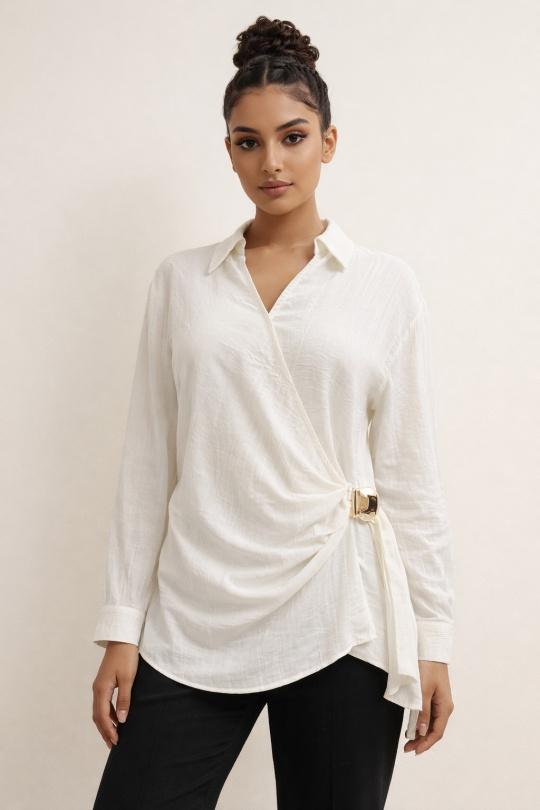 Tops Femme Blanc ACACIA 525 Efashion Paris