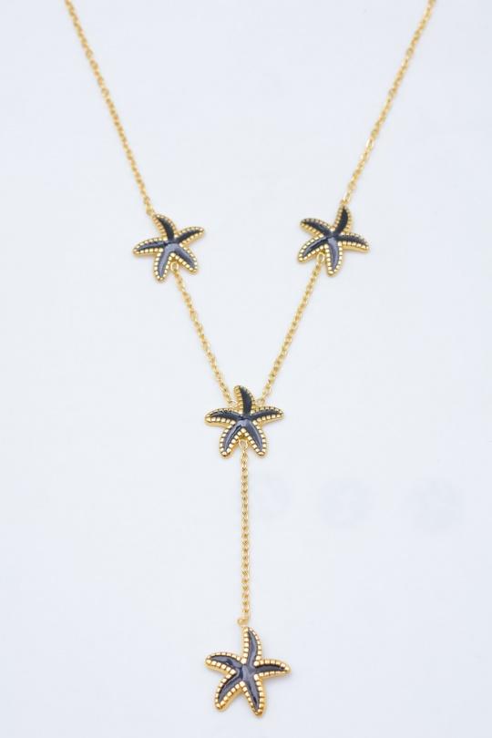 Colliers Accessoires Orange Bijoux Mysteres A1818DO Efashion Paris