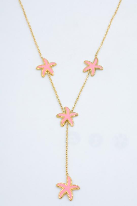 Colliers Accessoires Orange Bijoux Mysteres A1818DO Efashion Paris