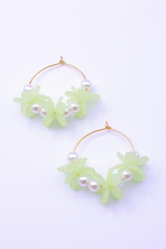 Boucles d'oreilles Accessoires Rose Bijoux Mysteres ZC7 Efashion Paris