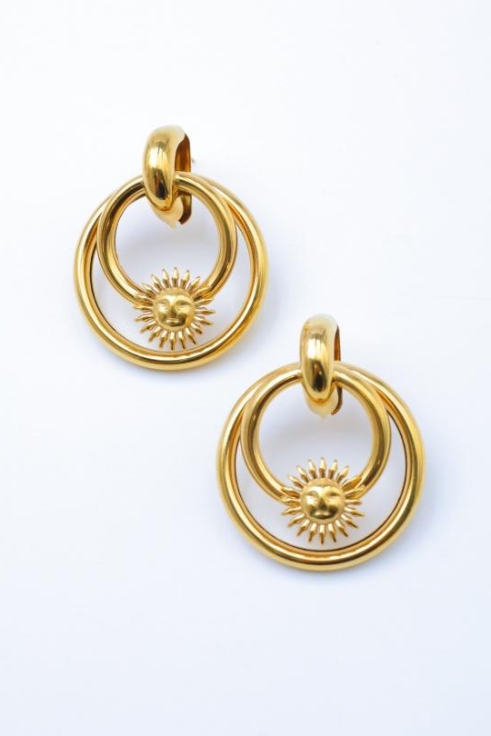 Boucles d'oreilles Accessoires Doré Bijoux Mysteres E673 Efashion Paris