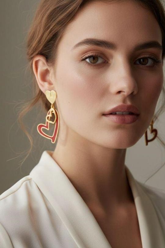 Earings Accessories Gold Bijoux Mystères A2179 Efashion Paris