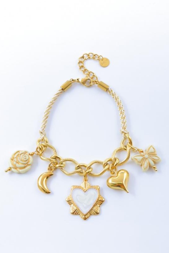 Bracelets Accessoires Blanc Bijoux Mysteres A2206A Efashion Paris