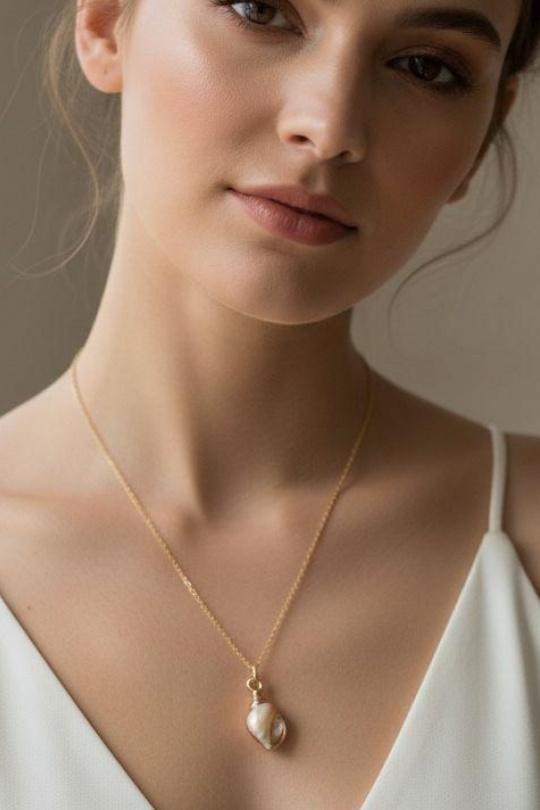 Necklaces Accessories Gold Bijoux Mystères BL235 Efashion Paris