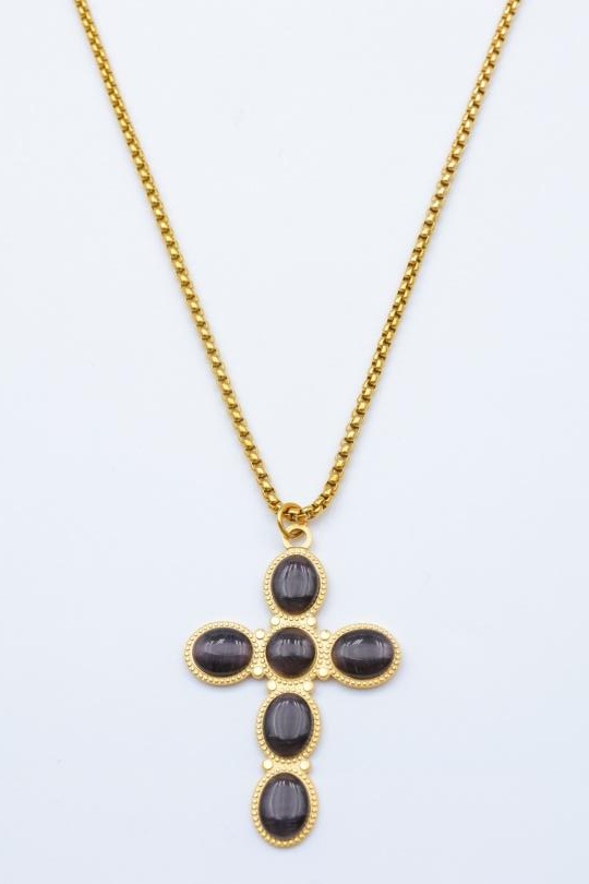 Colliers Accessoires Noir Bijoux Mysteres A2167B Efashion Paris