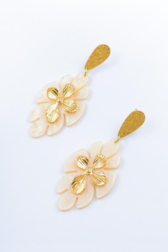 Boucles d'oreilles Accessoires Blanc Bijoux Mysteres A2227 Efashion Paris