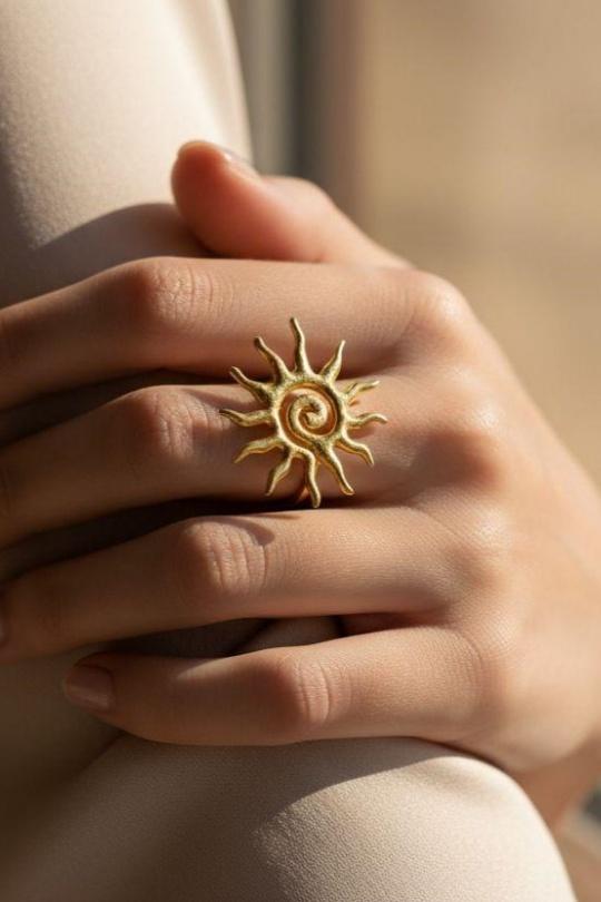 Rings Accessories Gold Bijoux Mystères E727 Efashion Paris