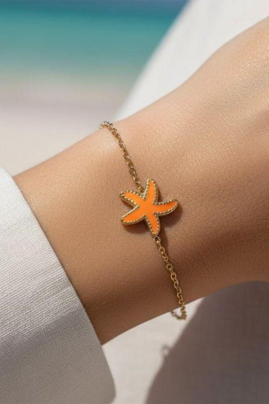 Bracelets Accessories Orange Bijoux Mystères A1818B Efashion Paris