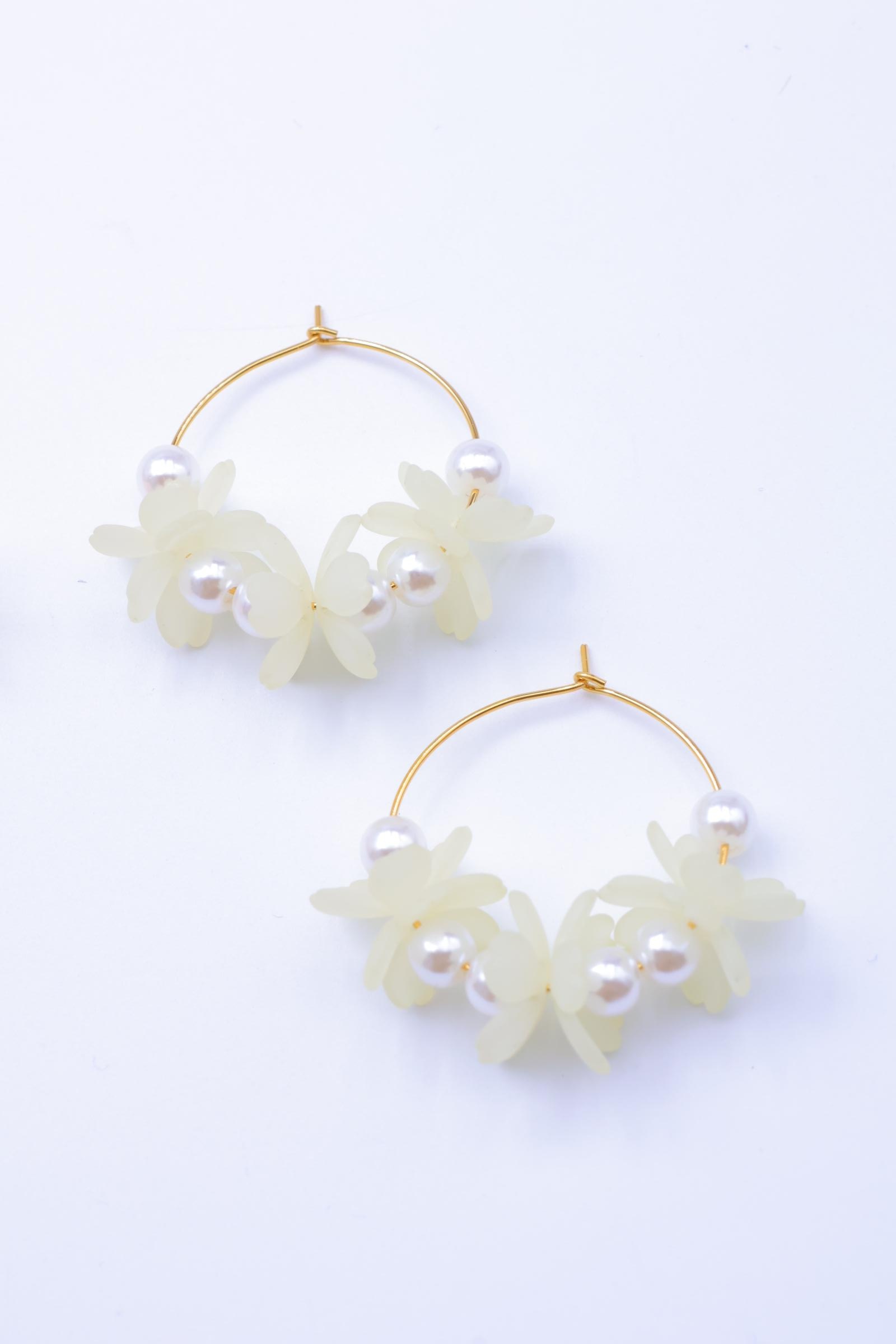 Boucles d'oreilles Accessoires Rose Bijoux Mysteres ZC7 #c Efashion Paris