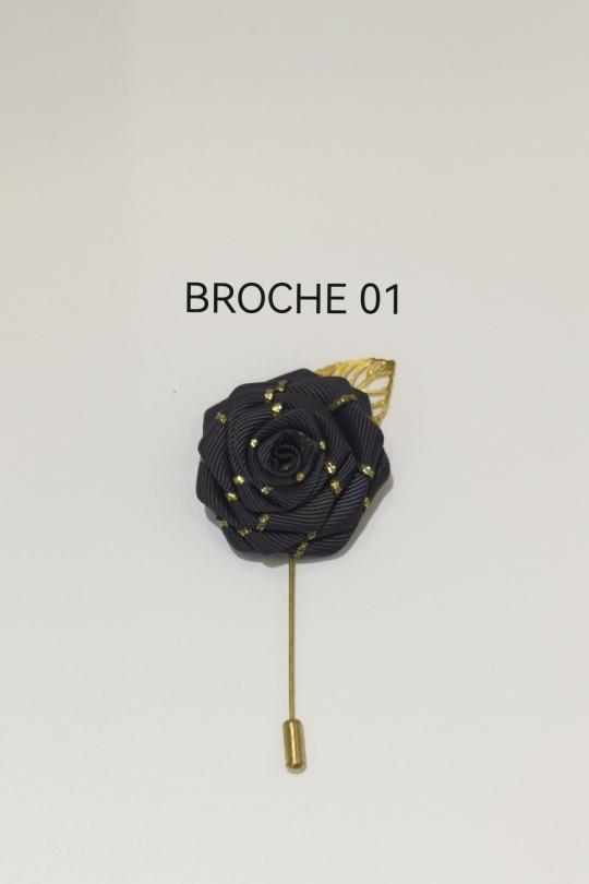 Broches Accessoires Gris anthracite C.S. MODE BROCHE01 Efashion Paris