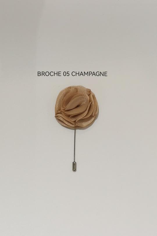 Broches Accessoires Champagne C.S. MODE BROCHE05CHAMPAGNE Efashion Paris