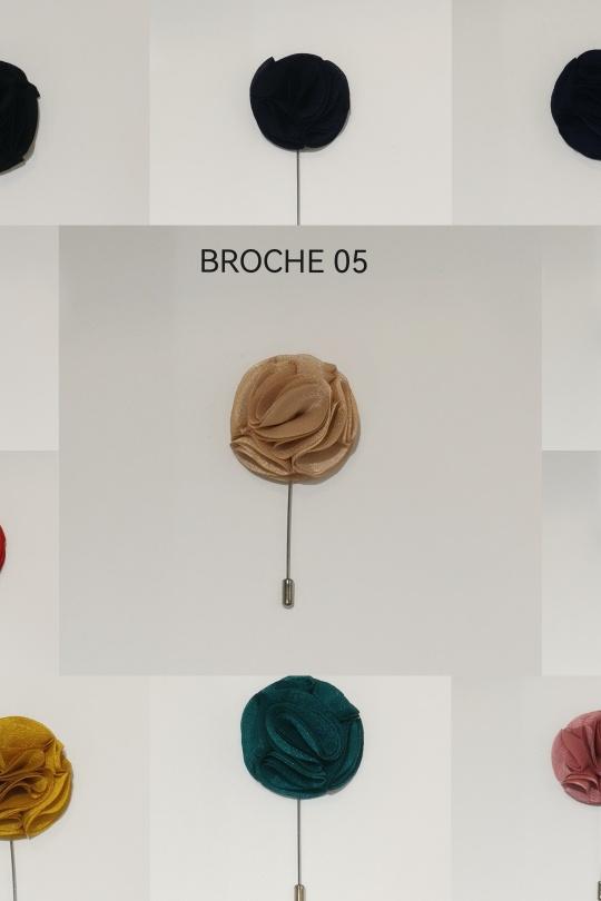 Broches Accessoires Champagne C.S. MODE BROCHE05CHAMPAGNE Efashion Paris