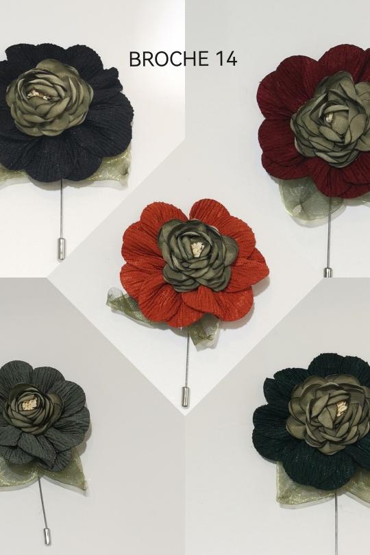 Broches Accessoires Vert C.S. MODE BROCHE14VERT Efashion Paris