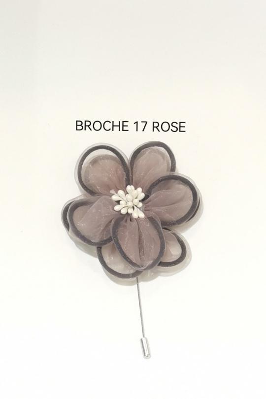 Broches Accessoires Rose C.S. MODE BROCHE17ROSE Efashion Paris
