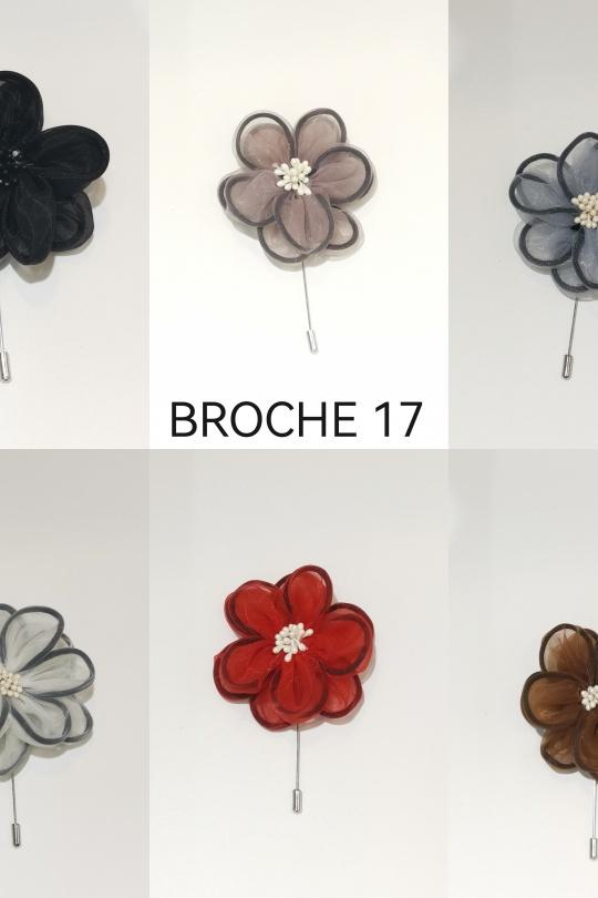 Broches Accessoires Rose C.S. MODE BROCHE17ROSE Efashion Paris