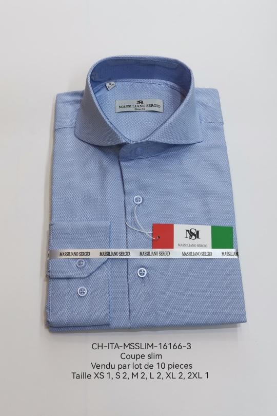 Shirts Men Print1 C.S. MODE CH-ITA-MS-SLIM-16166-3 Efashion Paris