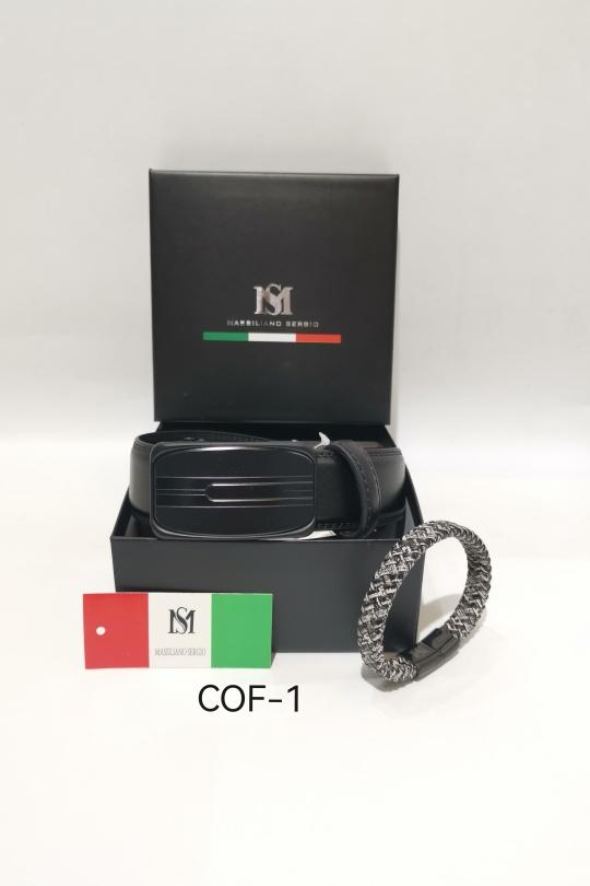 Ceintures Accessoires Noir C.S. MODE COF-1 Efashion Paris