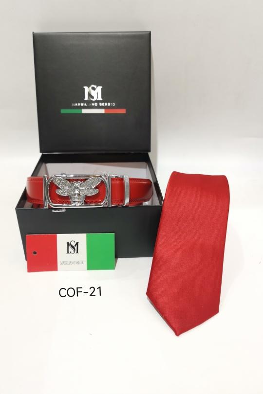 Ceintures Accessoires Rouge C.S. MODE COF-21 Efashion Paris