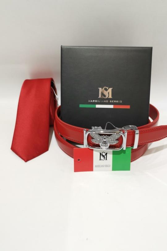 Ceintures Accessoires Rouge C.S. MODE COF-21 Efashion Paris