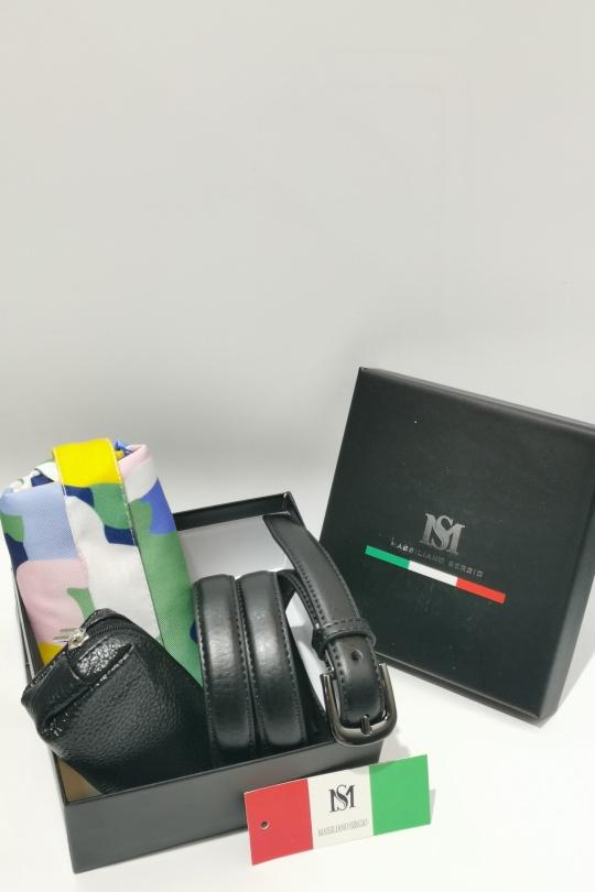 Ceintures Accessoires Noir C.S. MODE COF-27 Efashion Paris