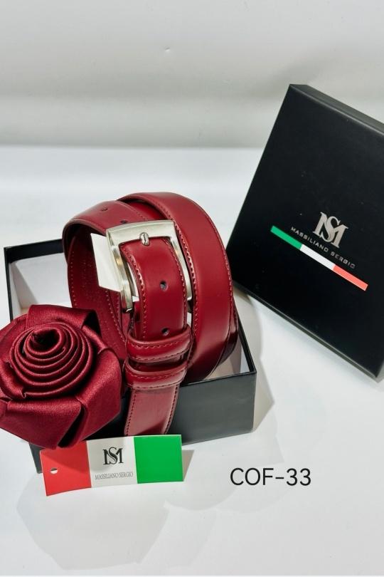 Ceintures Accessoires Bordeaux C.S. MODE COF-33 Efashion Paris