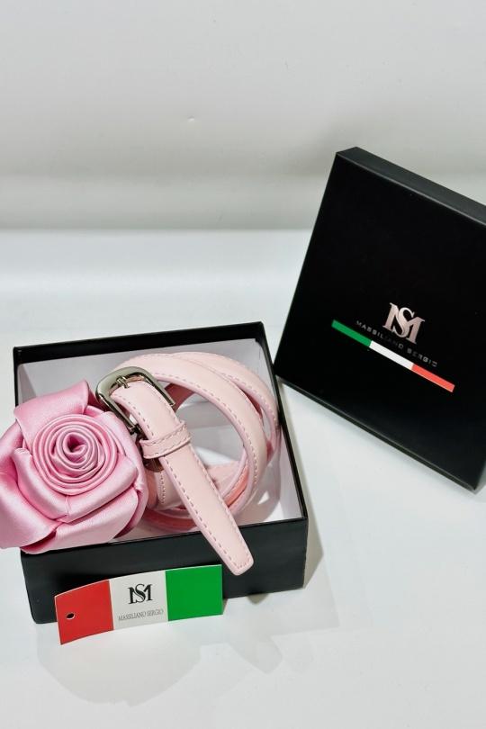 Ceintures Accessoires Rose C.S. MODE COF-35 Efashion Paris