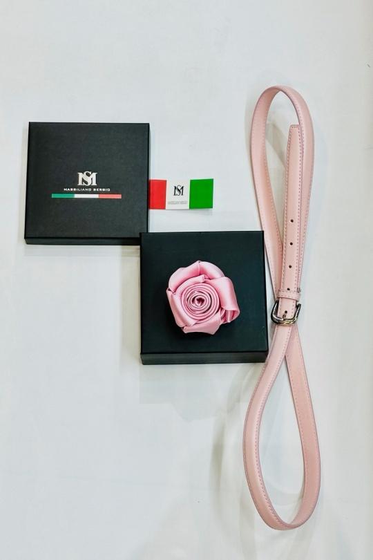 Ceintures Accessoires Rose C.S. MODE COF-35 Efashion Paris