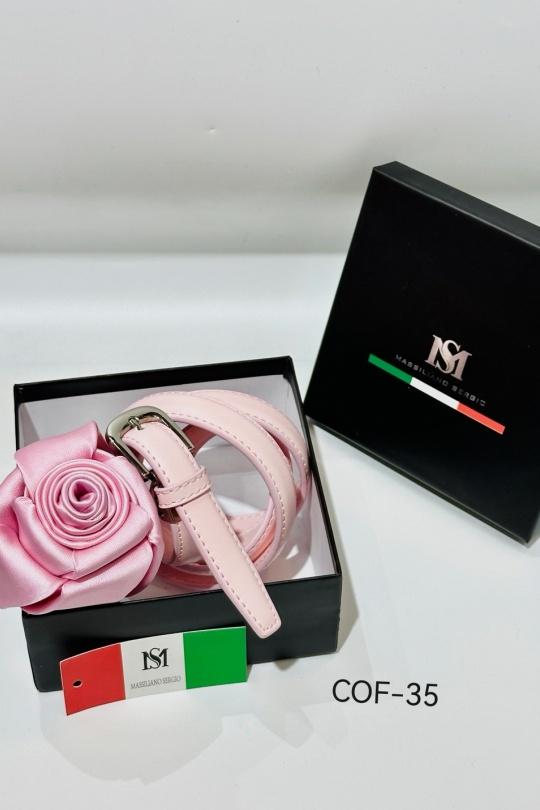 Ceintures Accessoires Rose C.S. MODE COF-35 Efashion Paris