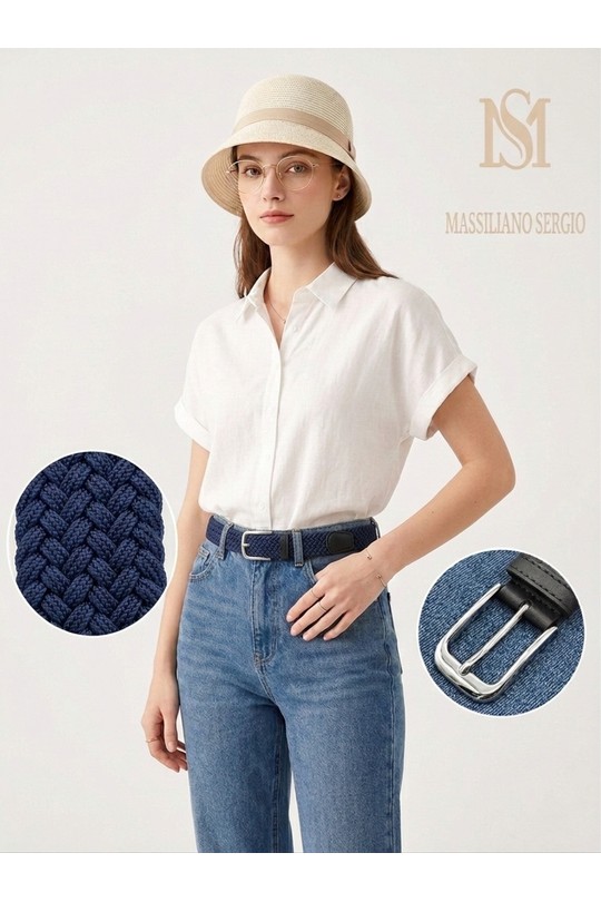 Ceintures Accessoires Bleu marine C.S. MODE FF5# Efashion Paris